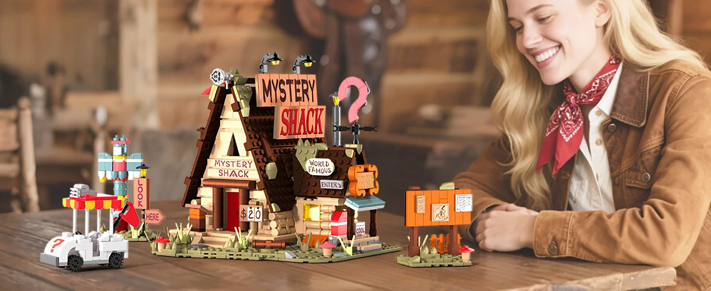 1125PCS/set CLassic TV Shows Gravityed Fall House Building Block Toy for Kids Fan Gifts Farm Architecture Model Bricks City View