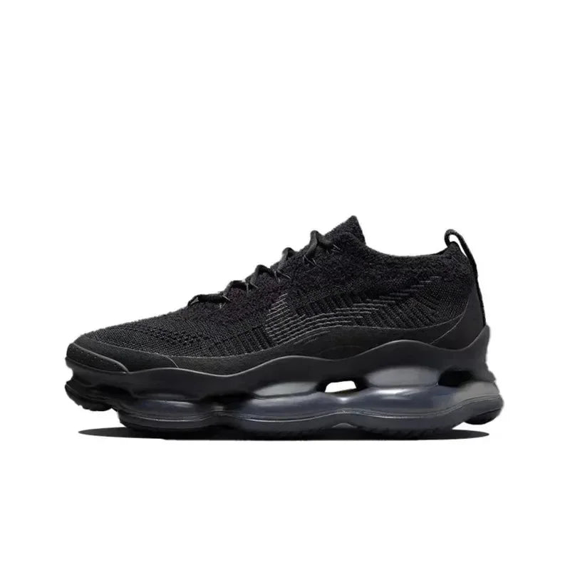 Nike Air Max Scorpion FK Low Top Casual Running Shoes Comfortable Shock Absorption Men's and Women's Black Sneakers