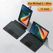 Tampa do teclado Bluetooth para Xiaomi Mi Pad 5, 6, 6 Pro, 6, 5, 6 Pro Case, Magic Keyboard, Blacklight, 11"
