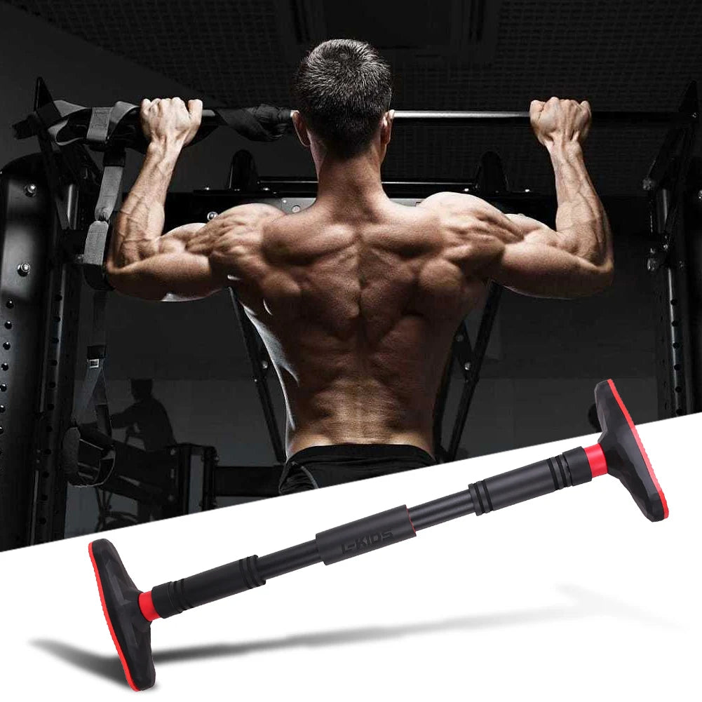 Barra horizontal para puerta, barra de dominadas, barras de entrenamiento ajustables, barra de dominadas antideslizante, equipo de gimnasio para entrenamiento deportivo en casa