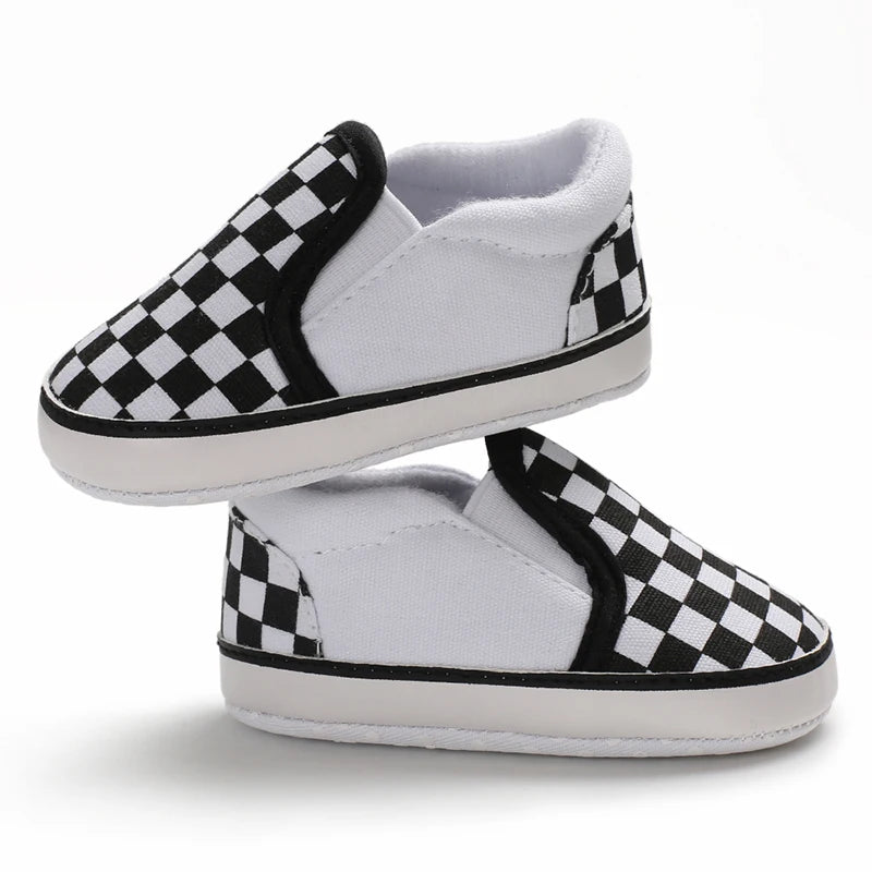 Newborn Baby Canvas Shoes Anti-slip Soft Baby Boy Girl Sneakers Casual Multi-Color Toddler First Walkers Crib Shoes