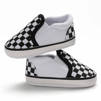 Newborn Baby Canvas Shoes Anti-slip Soft Baby Boy Girl Sneakers Casual Multi-Color Toddler First Walkers Crib Shoes