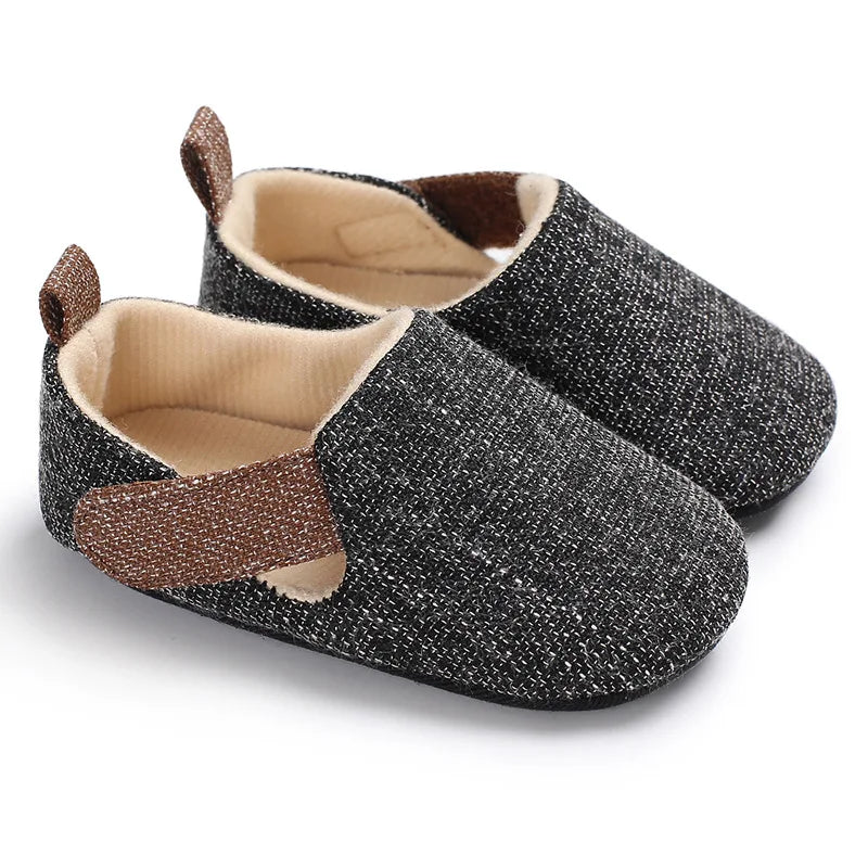 New Cotton Baby Shoes Soft Non-slip Rubber Sole Newborn Toddler Shoes First Walkers Cartoon Print Baby Boy Girl Shoes