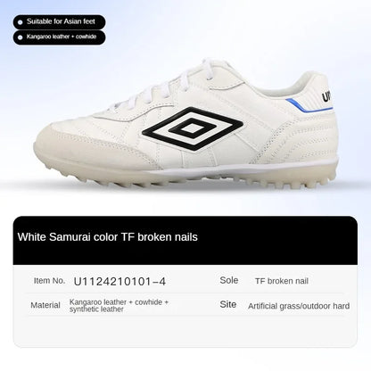 Botas de fútbol Umbro Lucky Star Broken Nails TF de piel de canguro para hombre, de corte ancho, de la Society Soccer Cleats