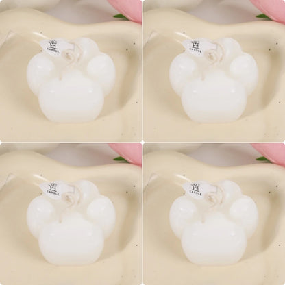 1pc/4pc Cat Paw Design Scented Candle ,For Birthday, Valentine's Day, Diy Home Decoration, party decoration, wedding souvenirs