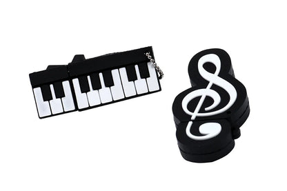 JASTER - Memoria USB de 64 GB con diseño de instrumento musical, diseño de guitarra, violín y violín, resistente al agua, 16 GB y 8 GB