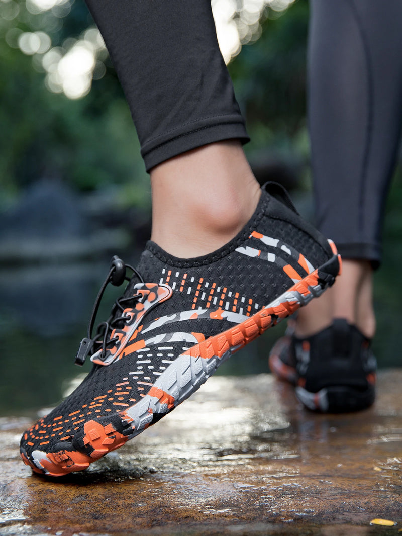 Oiaano Unisex Man Woman Shoes Anti-Non Slip Durable Black Water Barefoot Soft Sole Light Breathable Sport Outdoor Walk Running