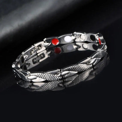 Pulsera magnética de terapia con diseño de dragón para mujer y hombre.