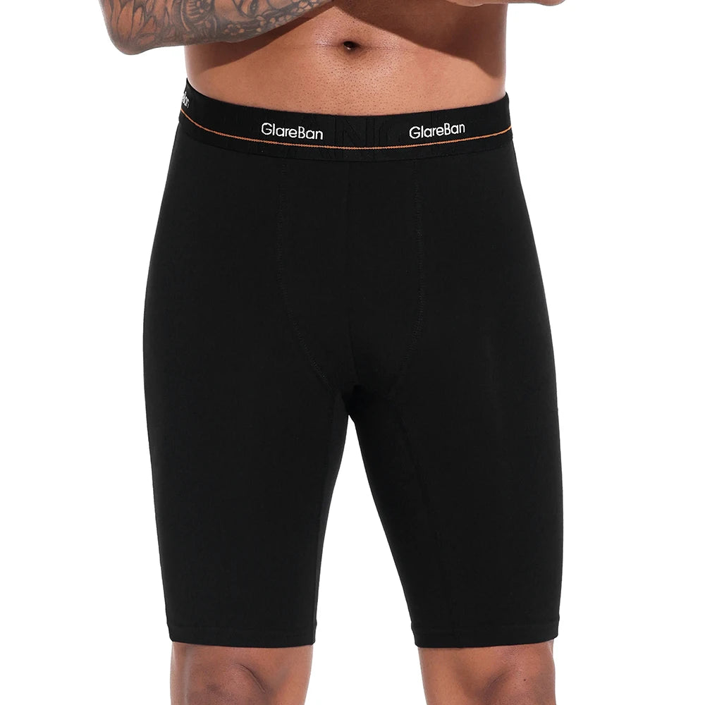 4pcs Set Cotton Long leg Boxer Men Underwear Male Brand Panties And Underpants For Homme Luxury Set Shorts Box Slip Briefs Soft