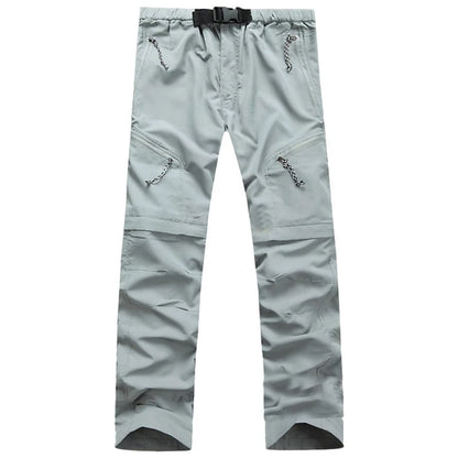 Hiking Pants Men Summer Quick Dry Outdoor Waterproof Breathable Trousers Tactical Travel Camping Trekking Remove Trousers Shorts