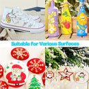 12-80Colors Acrylic Paint Pens Markers for Rock Painting Water Based Paint Markers Ceramic Easter Egg Glass Wood Manga DIY Gift