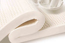 Natural Latex Mattress Topper Natural Rubber Mattress Home Dormitory Soft Cushion Mat Queen Size Medium Firmness Bed Pad Durable