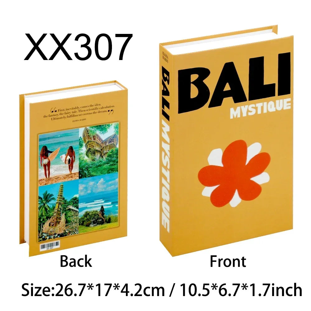 Travel Series Fake Book Decoration Coffee Table Living Room Fashion Fake Book Storage Box Decor Model Room IBIZA CAPRI