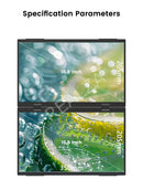 2025 15.6 Dual Screen 1920*1080P 60Hz Touch/Non-Touch Portable Monitor IPS Low Blue Light Eye Protection 360° Folding Drive-free