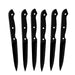 6pcs black