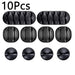 A-10pcs mixed black