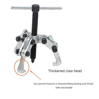 Extractor de engranajes automotriz de 2 y 3 mordazas, herramienta para extraer la cadena del limpiaparabrisas, extractor de volante de 10 a 80 mm, herramientas mecánicas para reparación de automóviles.