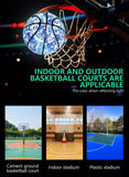 Glow Reflective Basketball Adult & Children Youth Wear-resistant Luminous Basketball Size 7/6/5 PU Soft Leather Game Training Ball