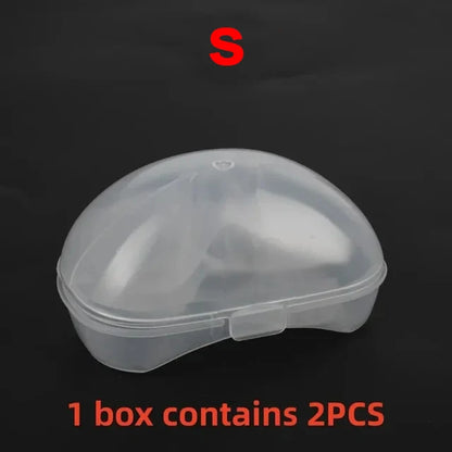 Protectores de pezón de silicona para lactancia materna, protector de lactancia suave, 2 unidades 