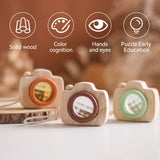1Pc Wooden Baby Montessori Toys Fashion Camera Pendant Toys for Kids Outdoor Toys Gift Children Wooden Presents Kids Gifts