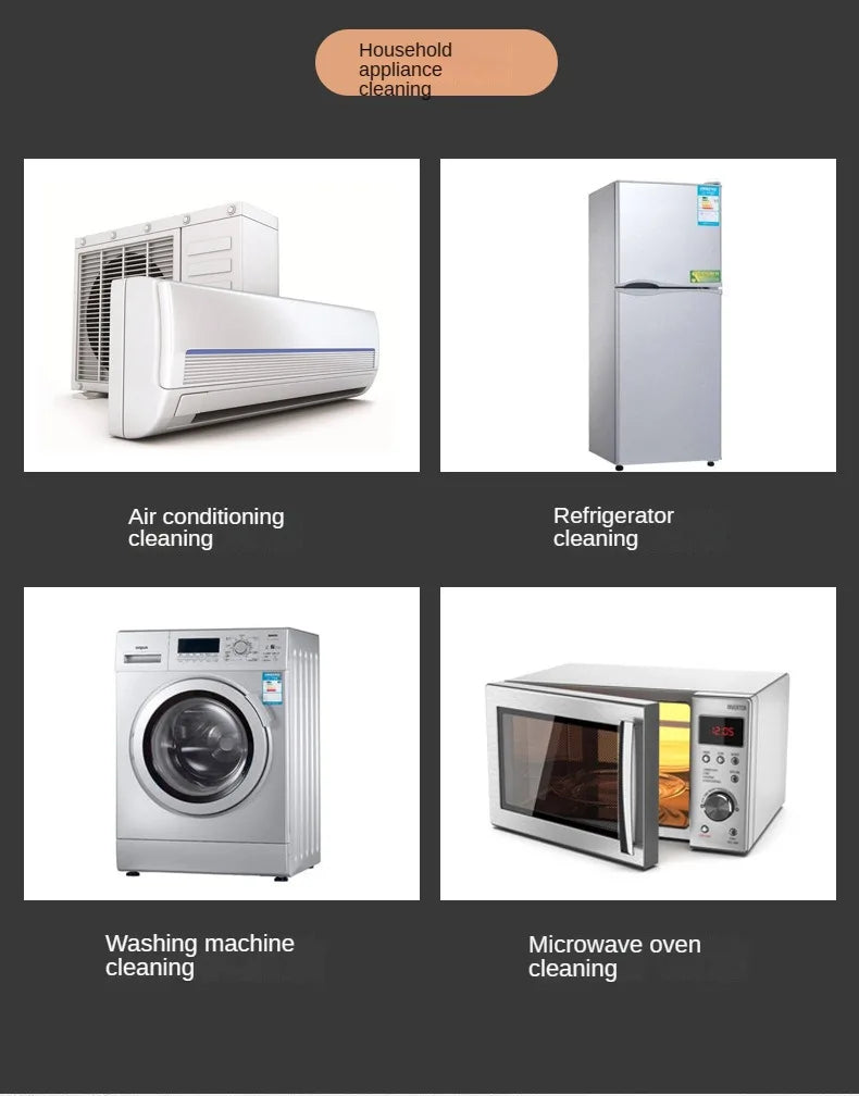 2500W Steam Cleaner High Temperature Jet Washer Range Hood for Kitchen Air Conditioner Car Cleaning Machine Home Appliances