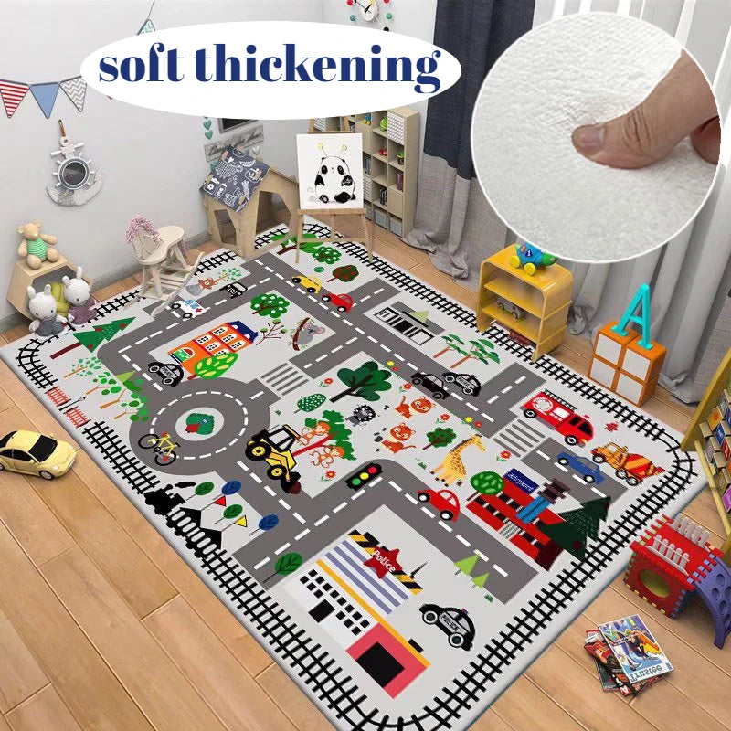 Children's Play Carpets Carpet for Living Room Big Size 200x300cm Decoration Home Bedroom Rugs Room Decor Floor Mats Washable