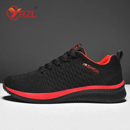 YRZL Sneakers Men Running Shoes Lightweight Sport Classical Mesh Breathable Casual Shoes Fashion Non Slip Shoes for Men