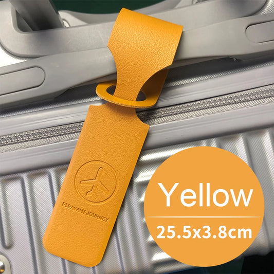 Custom Letters Luggage Tag Fashion Small Address Airplane Suitcase Identifier Tag DIY Logo Personalize Gift Travel Accessories