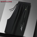 Summer Men's Sport Shorts Cool Sportswear Running Shorts Casual Bottoms Gym Fitness Training Jogging Short Pants Men Black Gray
