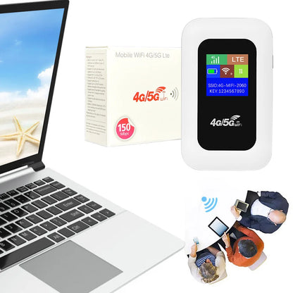 4G/5G Mobile WIFI Router 150Mbps 4G LTE Wireless Router 3000mA Portable Pocket MiFi Modem Mobile Wifi Hotspot with Sim Card Slot