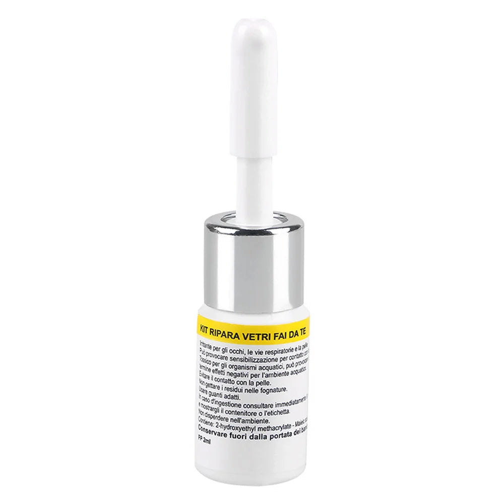Líquido reparador de grietas en parabrisas de coche, herramienta nano para reparar vidrios, parabrisas de coche, arañazos en cristales, agente restaurador de grietas 