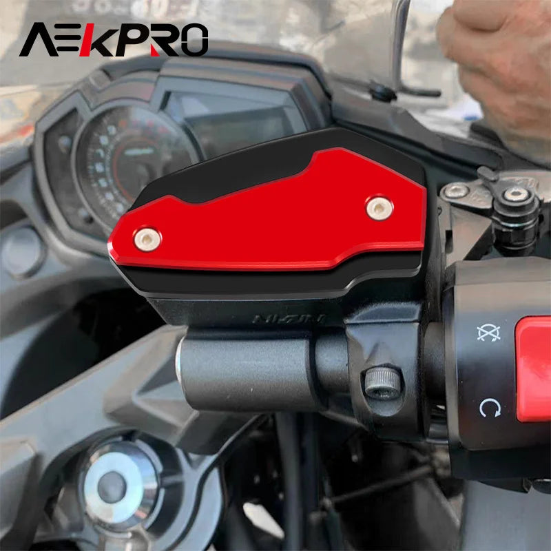 Newest Oil Cup Cover For ZX4R ZX4RR ZX25R Motorcycle Front Brake Fluid Reservoir Cap Master Cylinder Tank Cover zx4r zx4rr