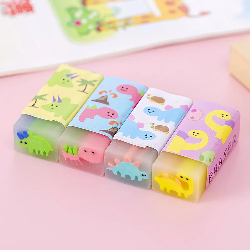 3pcs/lot Cartoon Creative Fruit Eraser Pupils Exam Pencil Eraser Children's Stationery Painting Sketch Eraser  School  Kawaii