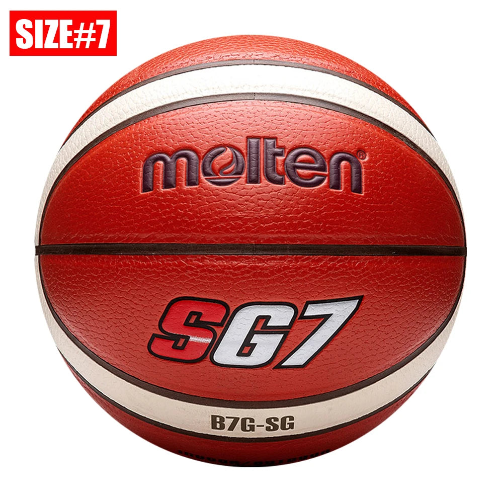 2025 Molten Basketball Official Size 7/6/5 PU Material Indoor Outdoor Men Ball Training Match Game Team Original Baloncesto
