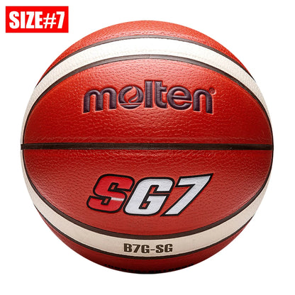 2025 Molten Basketball Official Size 7/6/5 PU Material Indoor Outdoor Men Ball Training Match Game Team Original Baloncesto