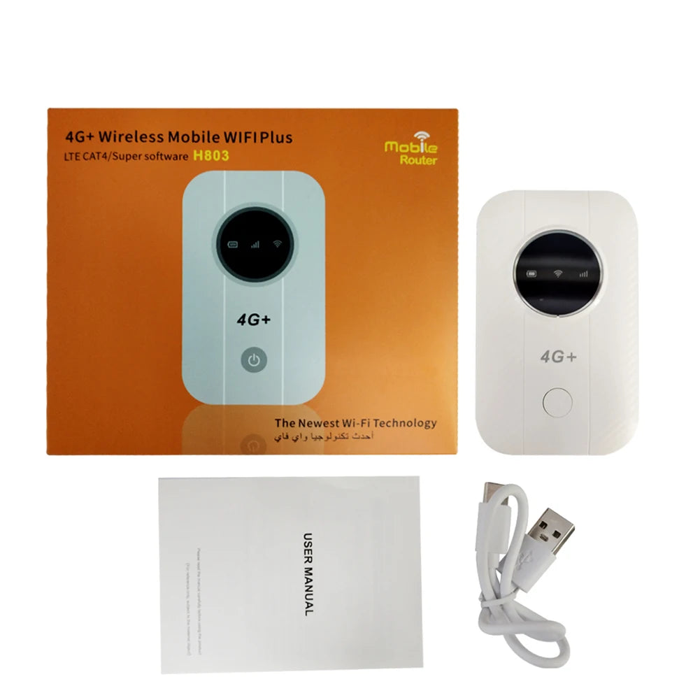 4G/5G Mobile WIFI Router 150Mbps 4G LTE Wireless Router 3600mA Portable Pocket MiFi Modem Mobile WiFi Hotspot with Sim Card Slot