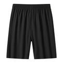 Summer Running Sports Shorts Men Breathable Beach Shorts Ice Silk Comfortable Elastic Waist Fitness Basketball Short Sportswear