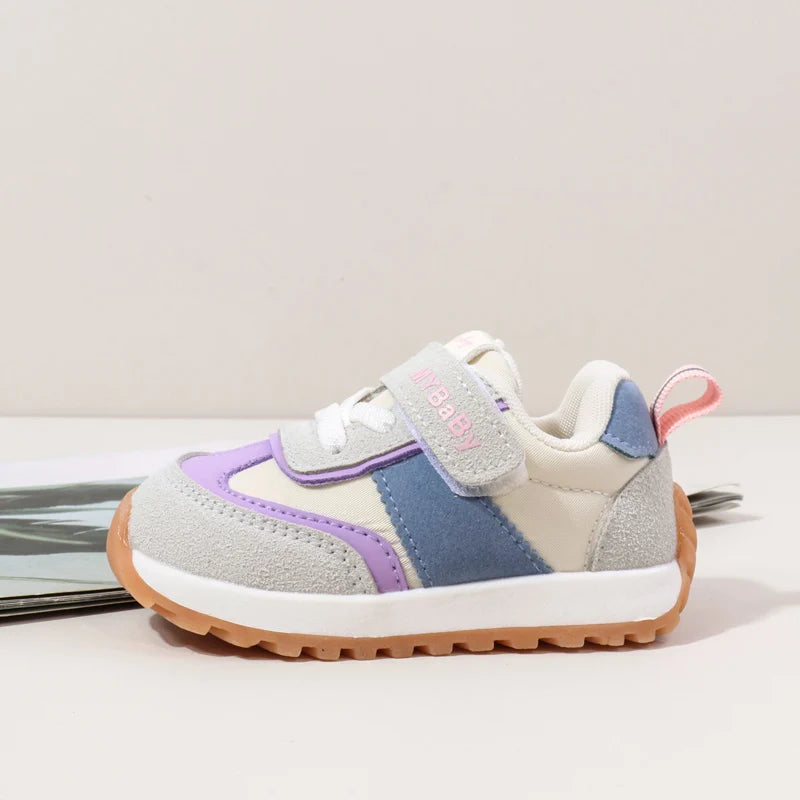 Spring and Autumn Children Casual Sports Shoes High Quality Anti Slip Walking Shoes for Girl Boy Cute Baby Prewalker Shoes BM16