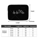 Black Cat Laptop Bag Tablet Notebook Case For Hp Dell Lenovo Computer For Macbook Air Pro Retina 10-17 Sleeve