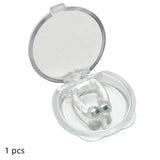 Magnetic Snore Stopper Ring, Nasal Dilators, Aid Device with Case, Stop Snoring Nose Clip, Night, Easy Breathe, 1, 2, 4 pcs 