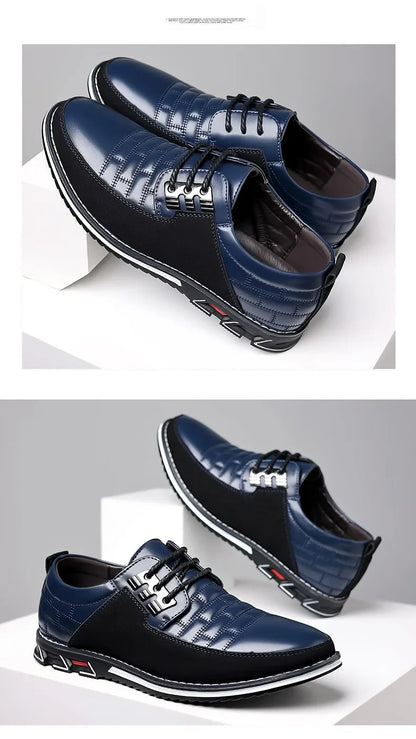 2024 Autumn Business Casual Shoes for Men Trend Classic Leather Shoes Outdoor Men Sneakers Sewing Breathable Men's Dress Shoes