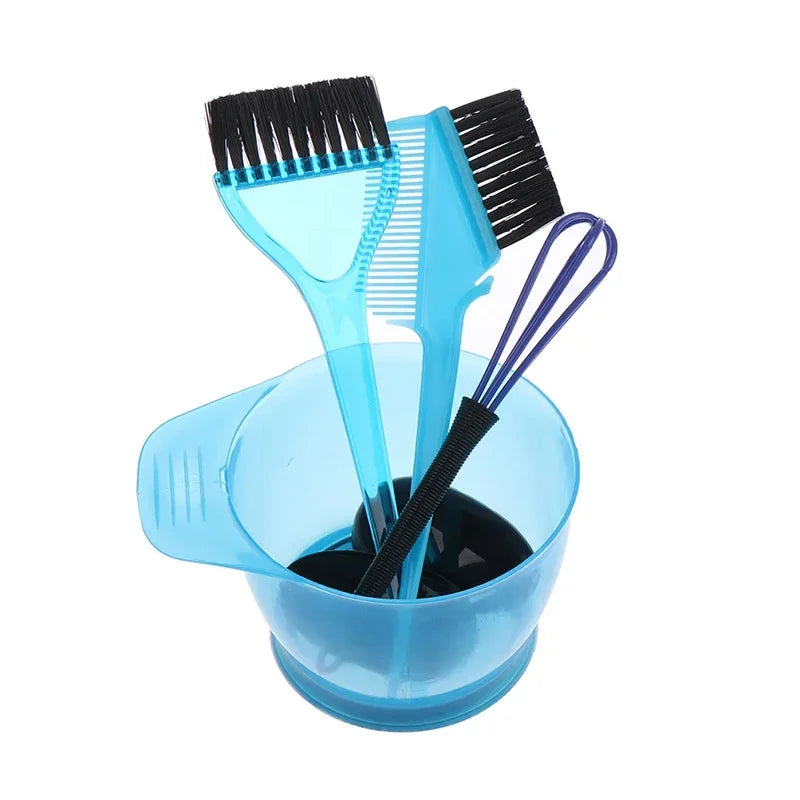 1 Set Hair Dye Color Mixer Hairstyle Hairdressing Styling Accessorie Brush Bowl Set With Ear Caps Dye