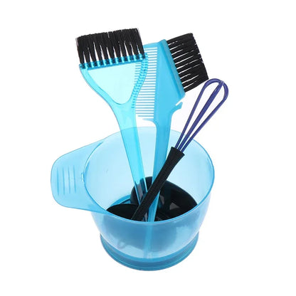 1 Set Hair Dye Color Mixer Hairstyle Hairdressing Styling Accessorie Brush Bowl Set With Ear Caps Dye