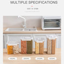 3L Cereal Dispenser Four-Compartment Sealed Container Moisture-Proof Stacked Snack Coffee Grain Storage Box Organizer Kitchen