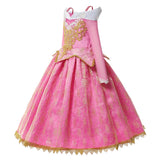 Girls Sleeping Beauty Aurora Cosplay Princess Dress Kids Rapunzel Frozen Elsa Cinderella Costume Party Clothing 2-10 Years