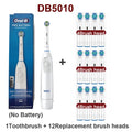 Oral B Electric Toothbrush Rotation Precision Clean Tooth Remove Plaque Adult Tooth Brush 5010 with Gift Replacement Brush Heads