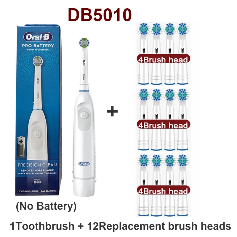 Oral B Electric Toothbrush Rotation Precision Clean Tooth Remove Plaque Adult Tooth Brush 5010 with Gift Replacement Brush Heads