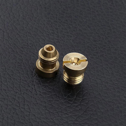 Boquilla de repuesto de latón para cañón de espuma de nieve con núcleo de cobre de 0,9 mm a 1,4 mm, rosca para pistola pulverizadora de espuma de alta presión.