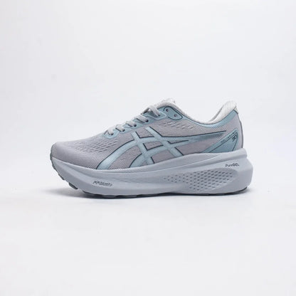 Zapatillas de running Asics Gel Kayano 30 para mujer, color negro, caña baja, antideslizantes, transpirables y ligeras.
