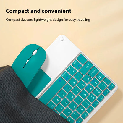 Bluetooth Wireless Keyboard Android IOS Windows Black Keyboard And Mouse Extra Long Standby Tablet Keyboard IPad Keyboard